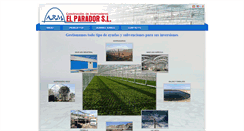 Desktop Screenshot of invernaderoselparador.com